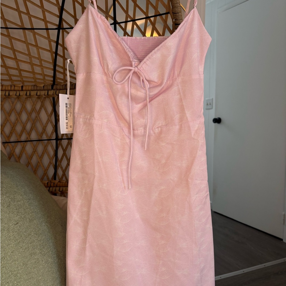 Harlow Pink Midi Dress